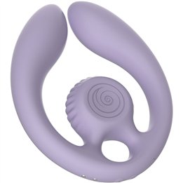 SNAIL VIBE - GIZI DUO COUPLES STIMULATOR REMOTE CONTROL LILAC - D-244443 - Teknashop Ltd