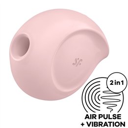 SATISFYER - SUGAR RUSH AIR PULSE STIMULATOR & VIBRATOR PINK - D-231782 - Teknashop Ltd