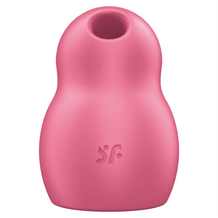 SATISFYER - PRO TO GO 1 DOUBLE AIR PULSE STIMULATOR & VIBRATOR RED - D-232787 - Teknashop Ltd