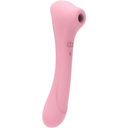 FEMINTIMATE - DAISY MASSAGER SUCTION AND VIBRATOR PINK - D-237095 - Teknashop Ltd