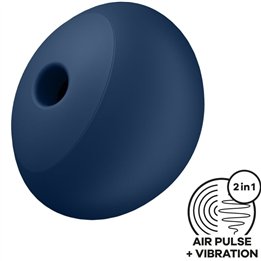 SATISFYER - AIR POWER 4 STIMULATOR & VIBRATOR 12 VIBRATIONS BLUE - D-241549 - Teknashop Ltd