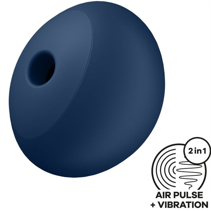 SATISFYER - AIR POWER 4 STIMULATOR & VIBRATOR 12 VIBRATIONS BLUE - D-241549 - Teknashop Ltd