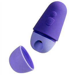 ROMP - FREE X CLITORAL STIMULATOR WITH LID 10 LEVELS RECHARGEABLE PURPLE - D-245872 - Teknashop Ltd