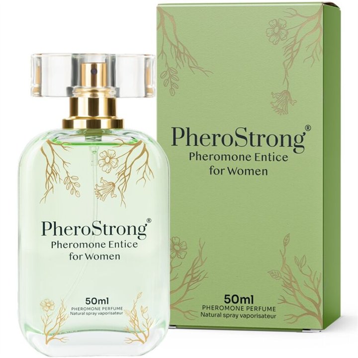 PHEROSTRONG - PHEROMONE PERFUME ENTICE FOR WOMEN 50 ML - D-240043 - Teknashop Ltd