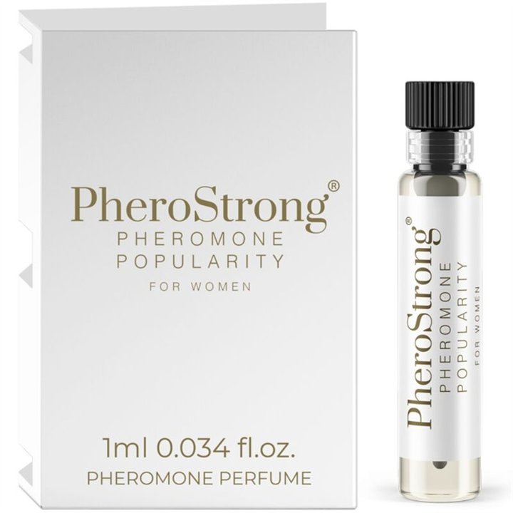 PHEROSTRONG - PHEROMONE PERFUME POPULARITY FOR WOMEN 1 ML - D-240059 - Teknashop Ltd