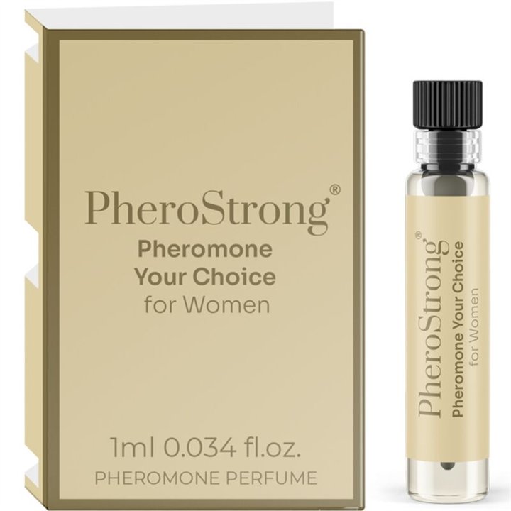 PHEROSTRONG - PHEROMONE PERFUME YOUR CHOICE FOR WOMEN 1 ML - D-240073 - Teknashop Ltd