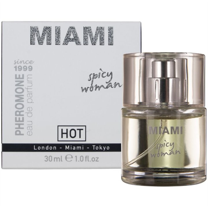 HOT - PHEROMONE PERFUME MIAMI SPICY WOMAN 30 ML - D-245334 - Teknashop Ltd