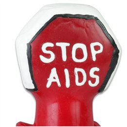 CONDOMERIE - HANDPAINTED NOVELTY CONDOMS STOP AIDS - D-243205 - Teknashop Ltd
