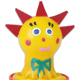 CONDOMERIE - HANDPAINTED NOVELTY CONDOMS SUN - D-243211 - Teknashop Ltd