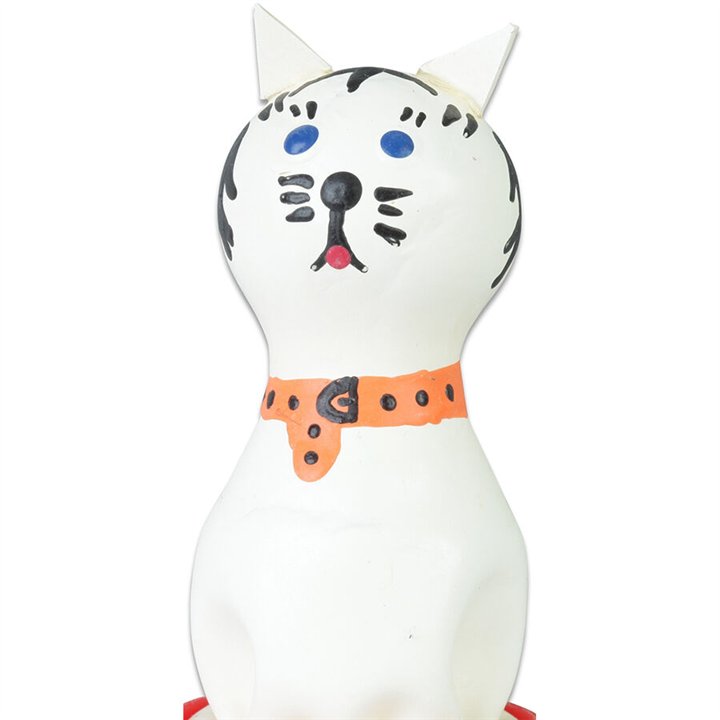CONDOMERIE - HANDPAINTED NOVELTY CONDOMS CAT WHITE - D-243223 - Teknashop Ltd