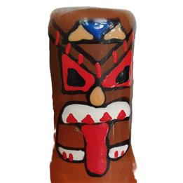 CONDOMERIE - HANDPAINTED NOVELTY CONDOMS TIKI TOTEM-01 - D-243260