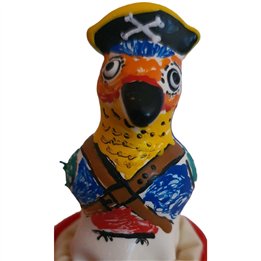 CONDOMERIE - HANDPAINTED NOVELTY CONDOMS CAPTAIN PARROT - D-243264 - Teknashop Ltd