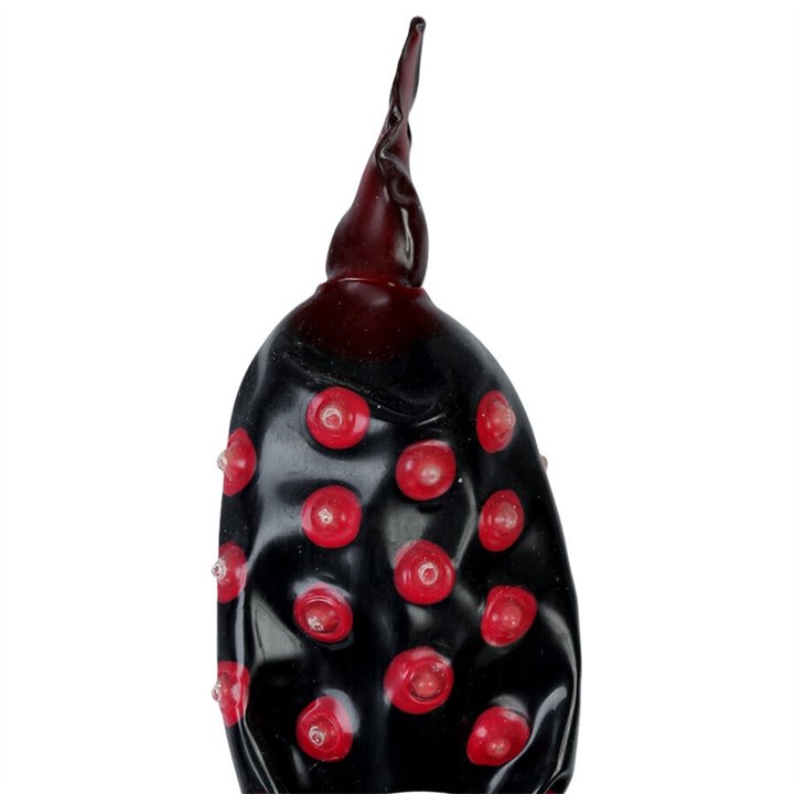 CONDOMERIE - HANDPAINTED NOVELTY CONDOMS BLACK FAKIR XL - D-243318 - Teknashop Ltd