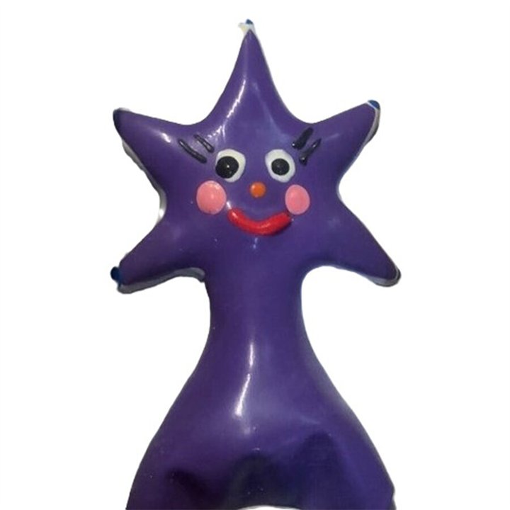 CONDOMERIE - HANDPAINTED NOVELTY CONDOMS HAPPY STAR XL - D-243322 - Teknashop Ltd