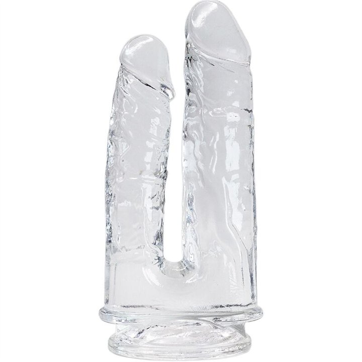 ALIVE - IMPERIUM DOUBLE REALISTIC PENIS TRANSPARENT 12/14 CM - D-237151 - Teknashop Ltd