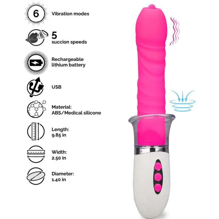 ARMONY - LIBERTY VIBRATOR & THRUSTING WITH TONGUE - D-238217 - Teknashop Ltd