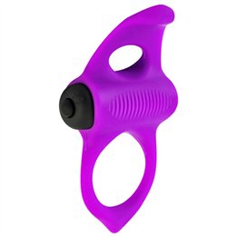 ADRIEN LASTIC - LINGUS MAX VIOLET VIBRATOR RING - D-237069