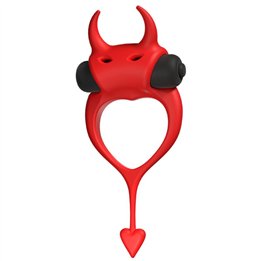 ADRIEN LASTIC - DEVOL COCKRING RED VIBRATOR RING - D-237070 - Teknashop Ltd