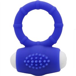ARMONY - POWER O VIBRATOR RING SILICONE BLUE - D-241171 - Teknashop Ltd