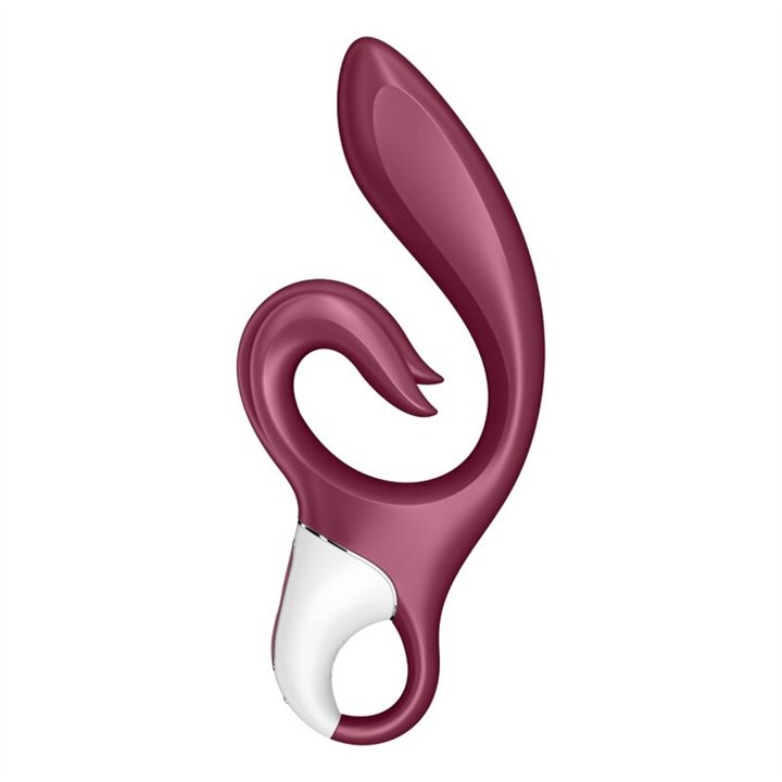 SATISFYER - LOVE ME RABBIT VIBRATION RED - D-232928 - Teknashop Ltd