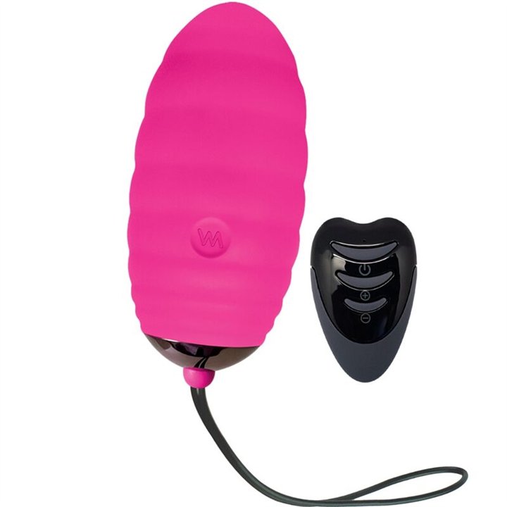 ADRIEN LASTIC - OCEAN BREEZE 2.0 RECHARGEABLE VIBRATING EGG REMOTE CONTROL PINK - D-237032 - Teknashop Ltd