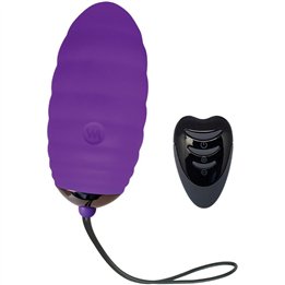 ADRIEN LASTIC - OCEAN BREEZE 2.0 RECHARGEABLE VIBRATING EGG REMOTE CONTROL VIOLET - D-237033 - Teknashop Ltd
