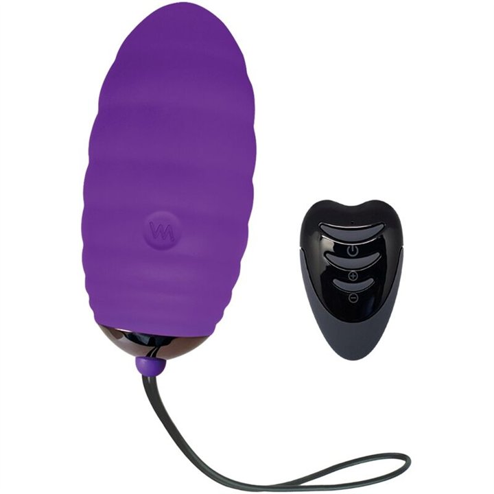 ADRIEN LASTIC - OCEAN BREEZE 2.0 RECHARGEABLE VIBRATING EGG REMOTE CONTROL VIOLET - D-237033 - Teknashop Ltd