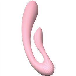 ADRIEN LASTIC - G-WAVE DUAL RABBIT VIBRATOR PINK - D-237035