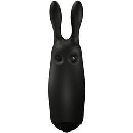 ADRIEN LASTIC - LASTIC POCKET BLACK RABBIT VIBRATOR - D-237064