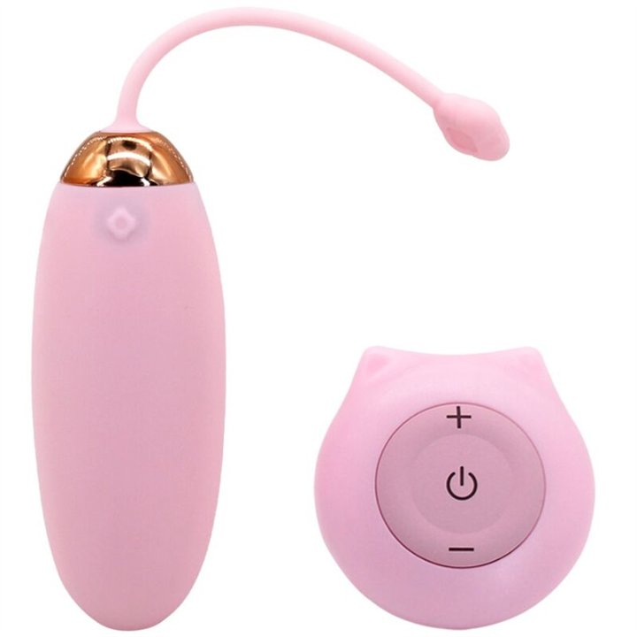 ARMONY - KITTY FUN EGG VIBRATOR REMOTE CONTROL 10 VIBRATIONS PINK - D-241124 - Teknashop Ltd