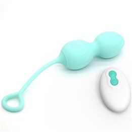 ARMONY - BLOSSOMS VAGINAL DUMBBELL VIBRATION REMOTE CONTROL 10 VIBRATIONS GREEN - D-241130 - Teknashop Ltd