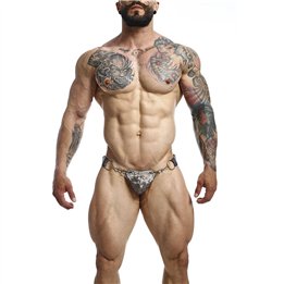 MOB - DNGEON SNAP JOCKSTRAP GRAY ONE SIZE - D-243400 - Teknashop Ltd