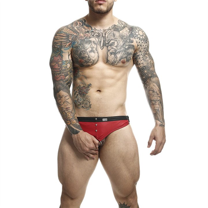 MOB - DNGEON JOCKSTRAP RED COCK RING ONE SIZE - D-243421 - Teknashop Ltd