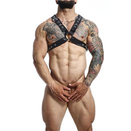 MOB - DNGEON BLACK CHAIN HARNESS ONE SIZE X - D-243406