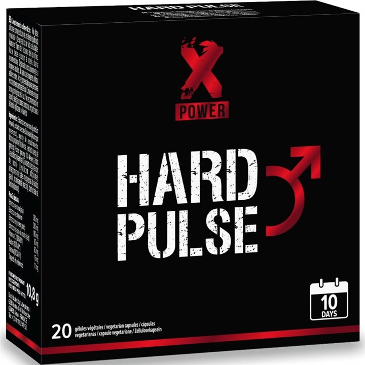 XPOWER - HARD PULSE EXPRESS TREATMENT 10 DAYS ERECTION AND STAMINA 20 CAPSULES - D-245011 - Teknashop Ltd