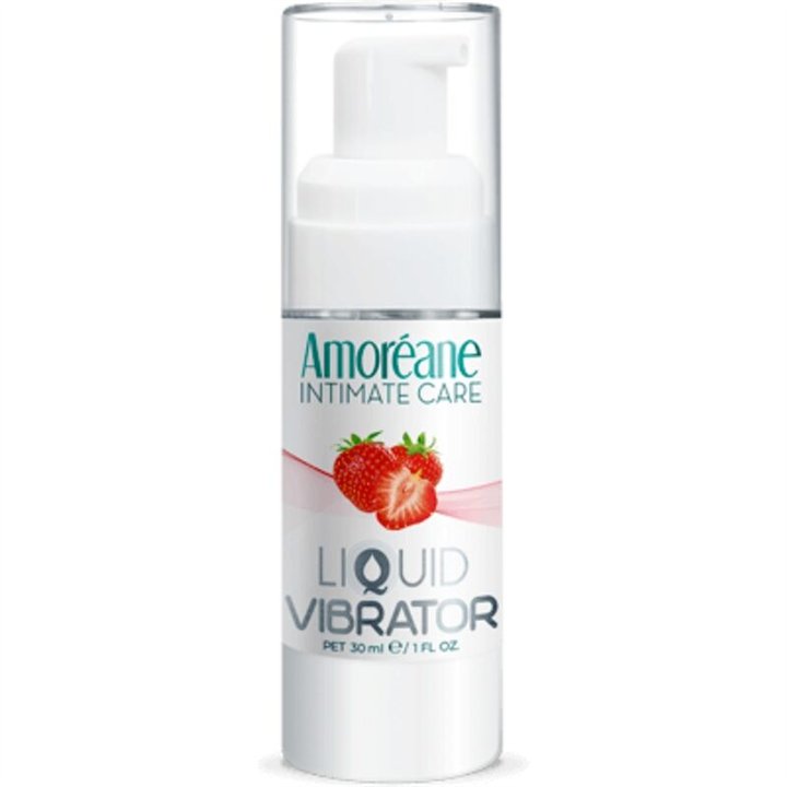 AMOREANE - VIBRATING LIQUID STRAWBERRY 30 ML - D-237299 - Teknashop Ltd