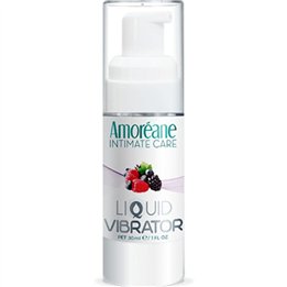 AMOREANE - VIBRATING LIQUID RED FRUITS 30 ML - D-237300 - Teknashop Ltd