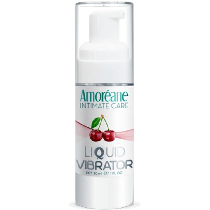 AMOREANE - VIBRATING LIQUID CHERRY 30 ML - D-237301 - Teknashop Ltd