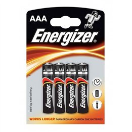 ENERGIZER - ALKALINE POWER BATTERY AAA LR03 *4 - D-226739 - Teknashop Ltd