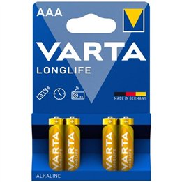 VARTA - LONGLIFE ALKALINE AAA BATTERY LR03 BLISTER*4 - D-242553