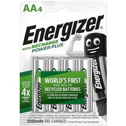 ENERGIZER - RECHARGEABLE BATTERIES AA4 BLISTER 4 - D-228439