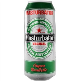 ALIVE - MALE MASTURBATOR VAGINA BEER CAN - D-241912