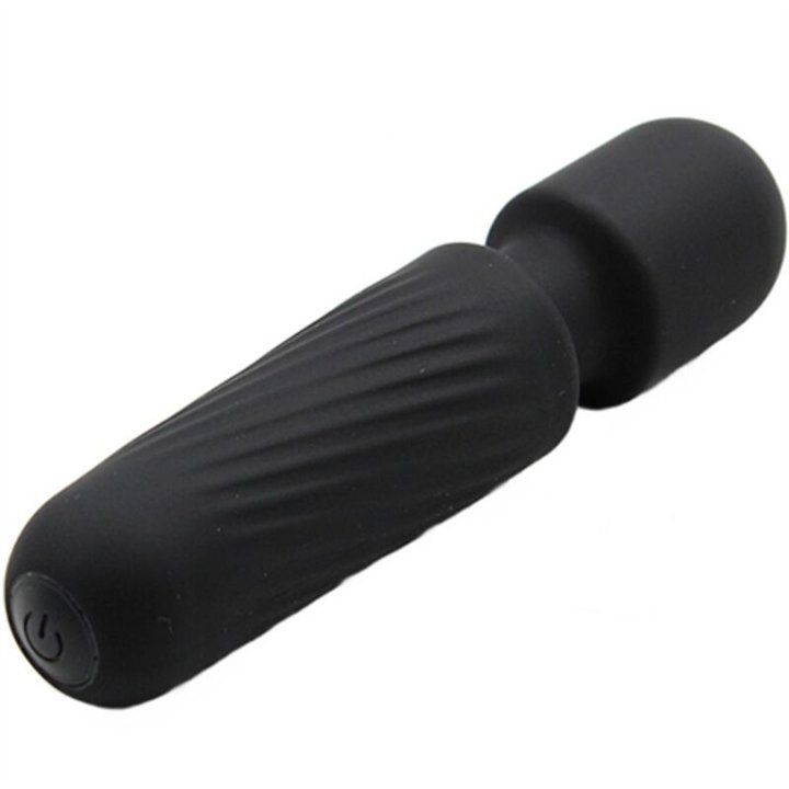 ARMONY - YOUR MAGIC MASSAGER & VIBRATOR RECHARGEABLE 10 VIBRATIONS BLACK - D-241118 - Teknashop Ltd