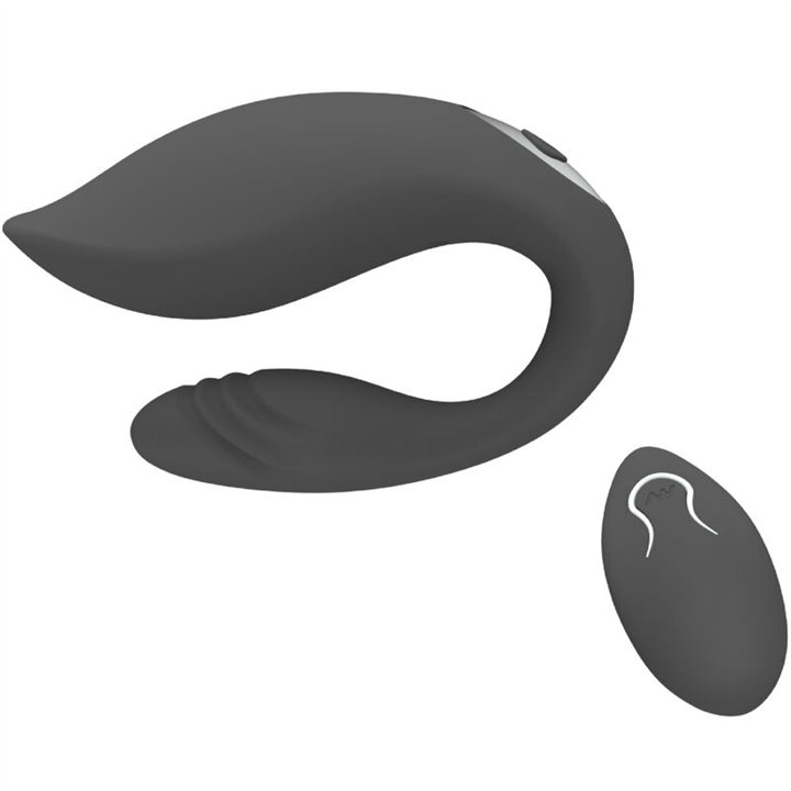 ARMONY - MARTHA VIBRATOR FOR COUPLES BLACK REMOTE CONTROL - D-238226 - Teknashop Ltd