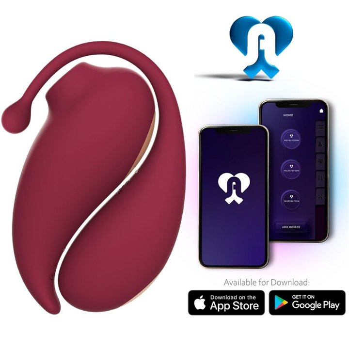 ADRIEN LASTIC - INSPIRATION CLITORIS SUCKER + RED VIBRATING EGG - FREE APP - D-237039 - Teknashop Ltd