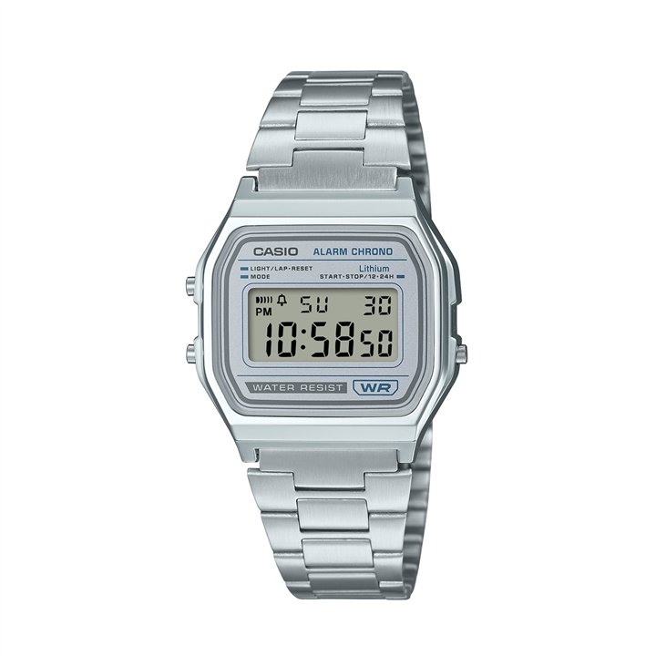 CASIO VINTAGE Mod. ICONIC - GREY - WW.A158WEA-7EF - Teknashop Ltd