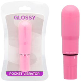 GLOSSY - POCKET VIBRATOR DEEP ROSE - D-218364