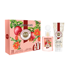 Set Monotheme: Pomegranate, Eau De Toilette, For Women, 100 ml + Pomegranate, Cleansing, Shower Gel, For All Skin Types, 100 ml 