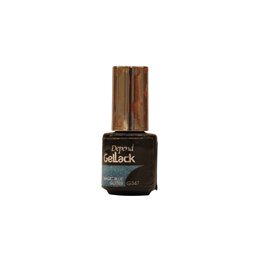 Depend, Gel Lack Aqua Glitter, Semi-Permanent Nail Polish, G347, Magic Blue Glitter, 5 ml *Tester - Teknashop Ltd
