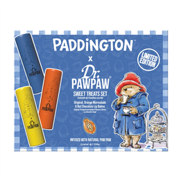 Set Dr. PawPaw: Paddington Orange Marmalade, Hydrating, Lip Balm, 4 g + Paddington Bear Original Balm, Vegan, Lip Balm, 4 g + Ho